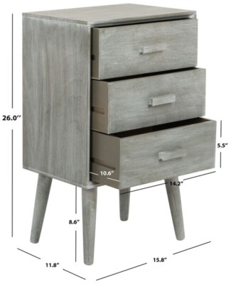 Safavieh POMONA 3 DRAWER ACCENT TABLE, Reduced Price 2172752164 CHS5700C