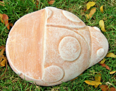 Ladybug pot foot mold plaster concrete casting garden mould 7.25'' x 5.75'' x 2.5''