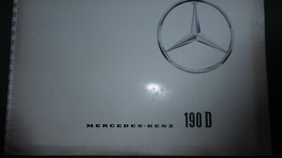 Altes Werbeprospekt  *Mercedes-Benz 190 D* , gebraucht