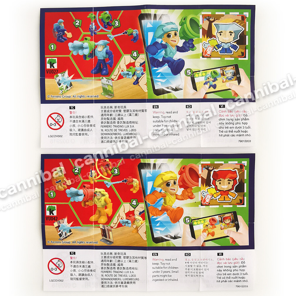 KINDER Joy - Surprise Eggs Toy - VU027, VU042 - HK set of 2