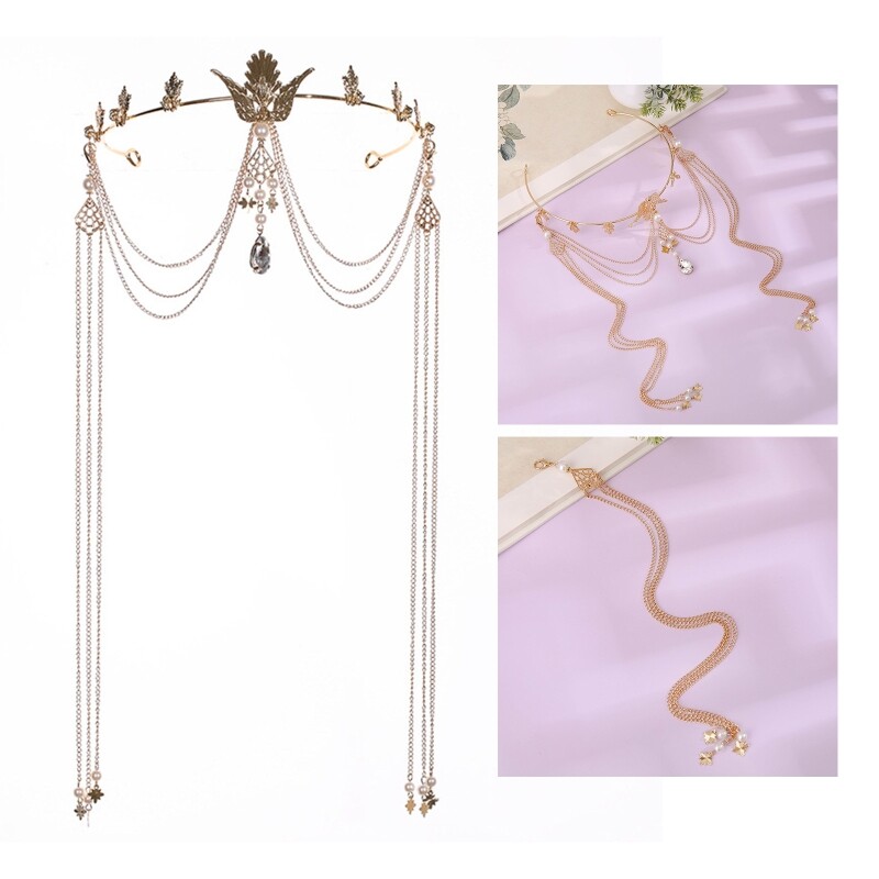 GRACEART Tiara Mit Kristallen – Kopfschmuck Für Hochzeit, Ball & Kostümparty