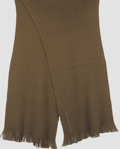 Bufanda de punto Hugo Boss 100% lana para hombre talla 32x170 cm, muy buen estado - Imagen 1 de 2