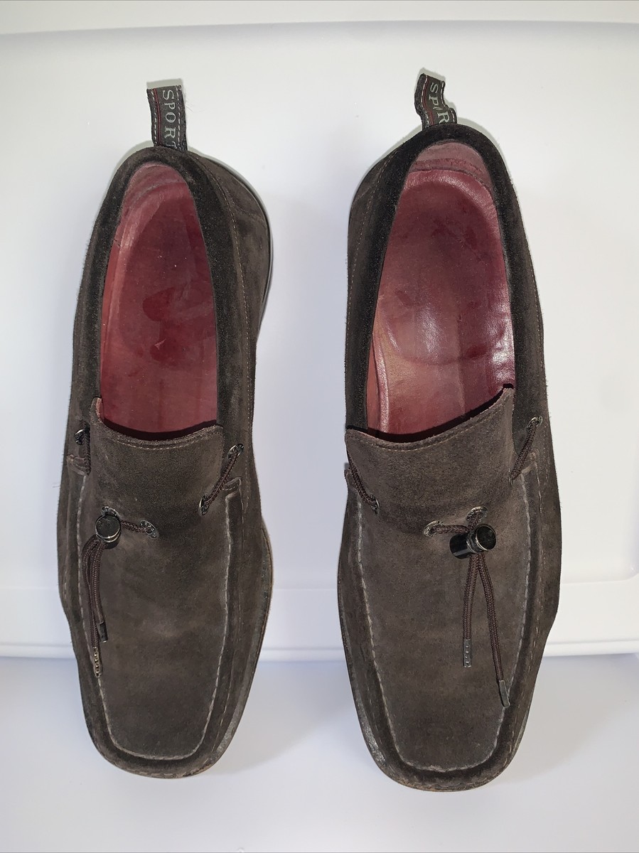 Bruno Magli Suede Oxford Shoes Brown Side 12M | eBay display picture 1