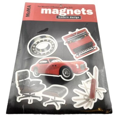 MoMA Modern Design Magnets Sealed New Vintage 1998 Eames Chair Typewriter Knife
