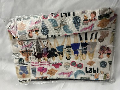 2 Taylor Swift Makeup Bag Pencil Pouch 1989 Swiftie TS Era  display picture 3