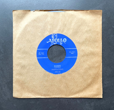 7'' Inspirations - Maggie / Raindrops - US Apollo Doo Wop