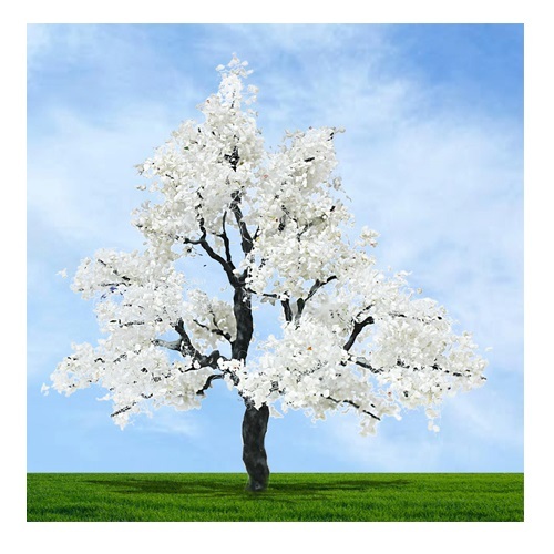 MP SCENERY 2 Blossom Cherry HO Scale Architectural Model Trees Railroad Layout - Picture 3 of 3