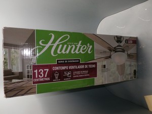 54 Large Led Ceiling Fan Elegant Grey Oak Driftwood Brushed