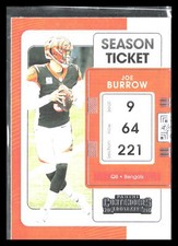 Joe Burrow 2021 Panini Contenders #19    Championship Ticket Cincinnati Bengals