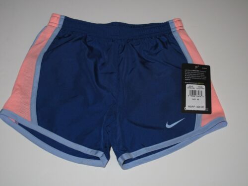 Nike Girl's 6X Indigo Force Blue Shorts Short Pants Summer Soccer Dri-Fit
