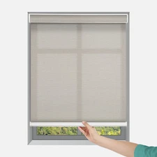 Changshade Cordless Waterproof Light Filtering Window Blind Roller Shade-2color