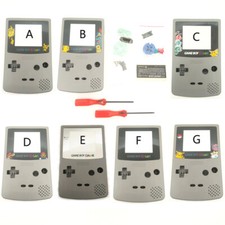 Gray full Housing Shell Case Buttons Mod kits for Nintendo Game Boy Color GBC