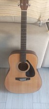 Nuovo Yamaha FG-401 Completo Misura 6 Stringa Naturale Color Chitarra Acustica W
