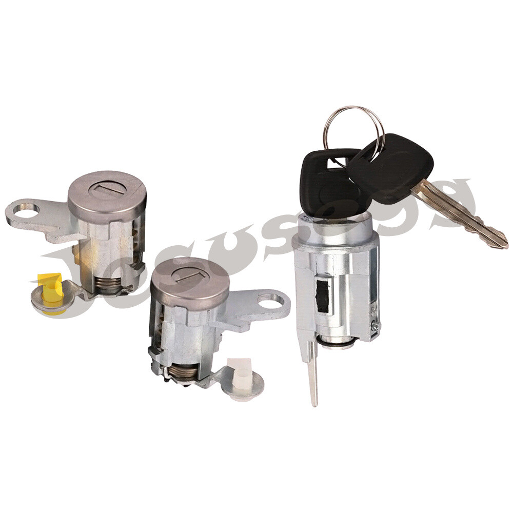 トイガン Izabera Door Lock Key Ignition Lock Cylinder Set For Toyota For