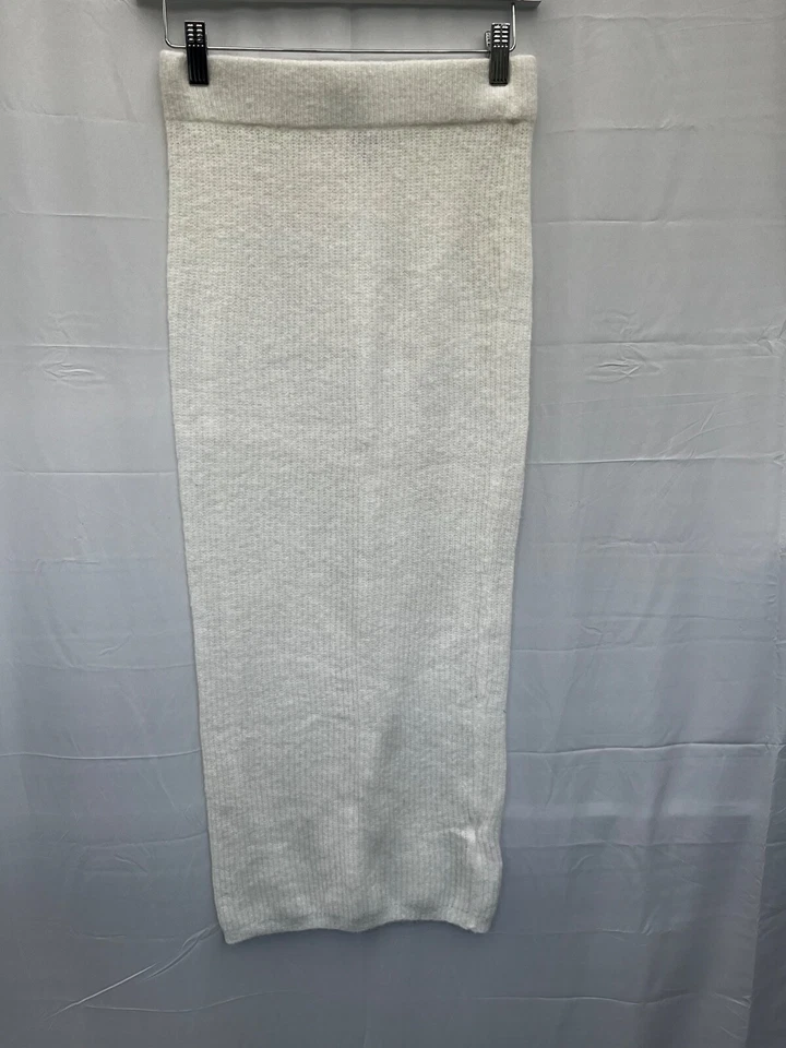 Falda Missguided punto recto talla 6/8 marfil mezcla acrílico mujer Foto 2 de 4