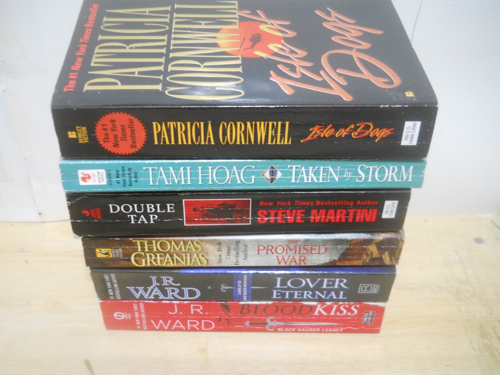 Lot of 6 Best Seller Books ~ Mixed Genre gently read   Free S&H # 8