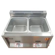 Commercial Countertop Gas Fryer Deep Fryer Propane Stainless Steel 12L
