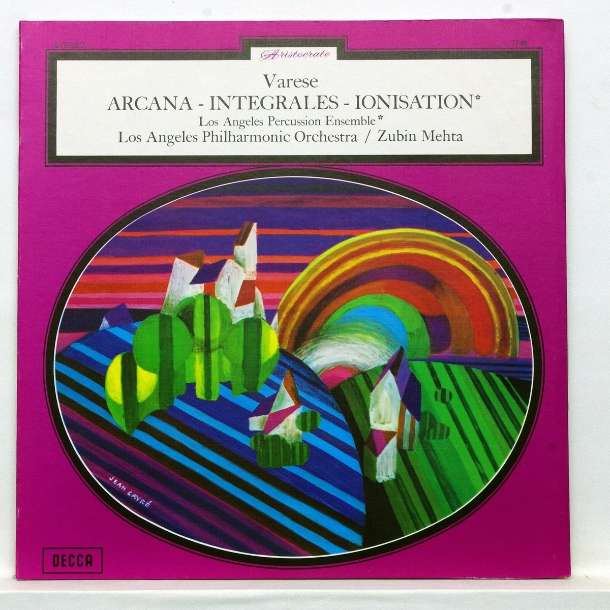 ZUBIN MEHTA - VARESE arcana, integrales, ionisation DECCA LP NM | eBay