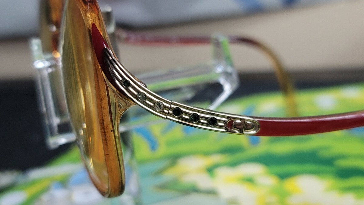 Christian Dior レッドサングラス Christian Dior クリスチャンディオール サングラス レッド