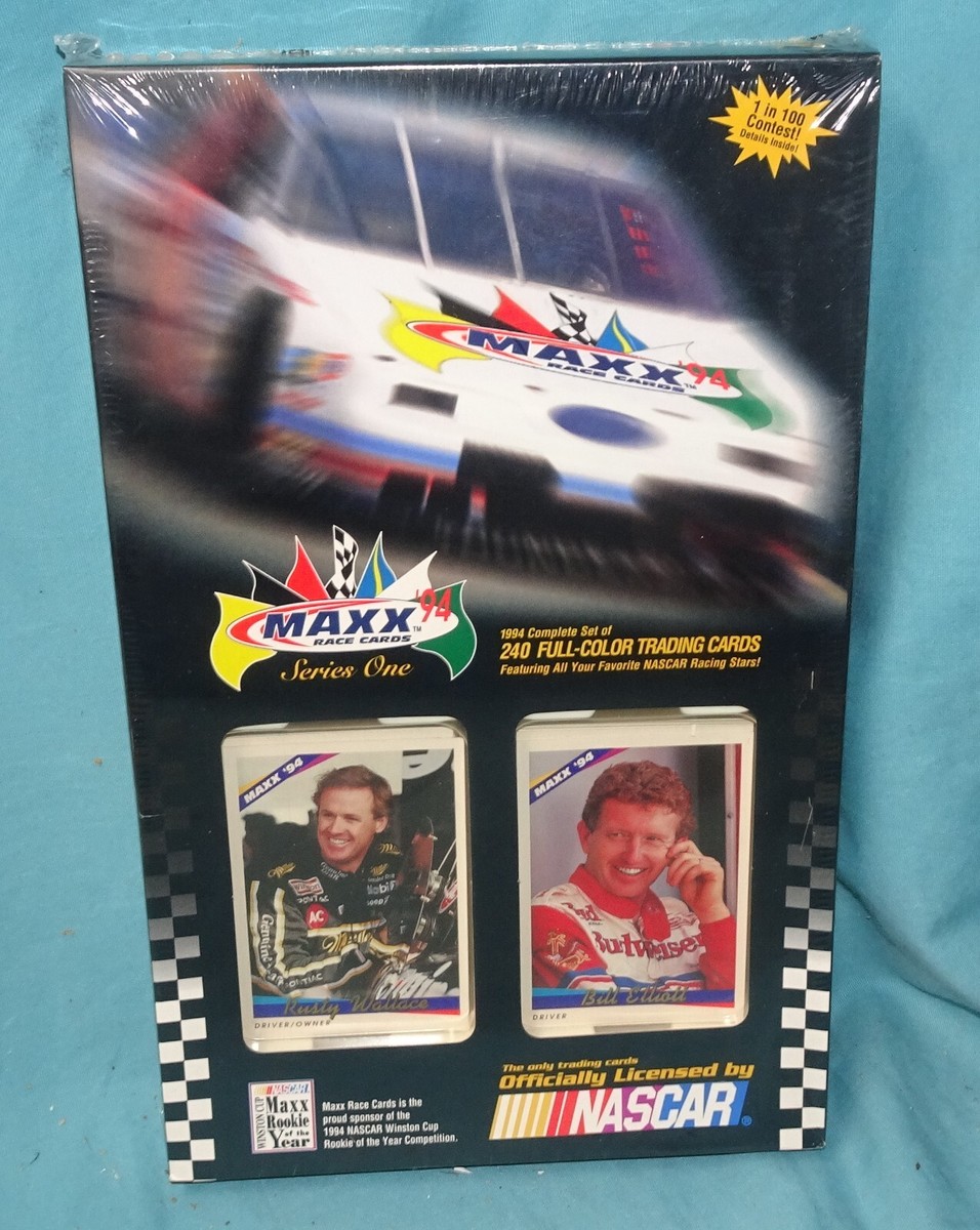 NASCAR 1994 Complete Set of 240 Cards Series One Maxx Race