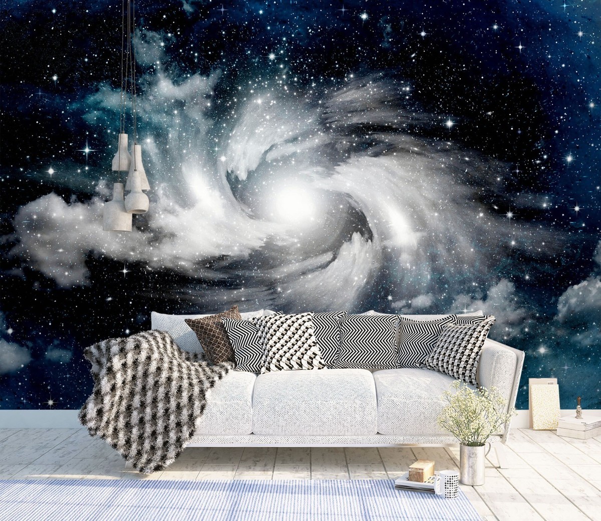 PAPIER PEINT MURAL 3D océan pleine lune amovible auto-adhésif 241 EUR