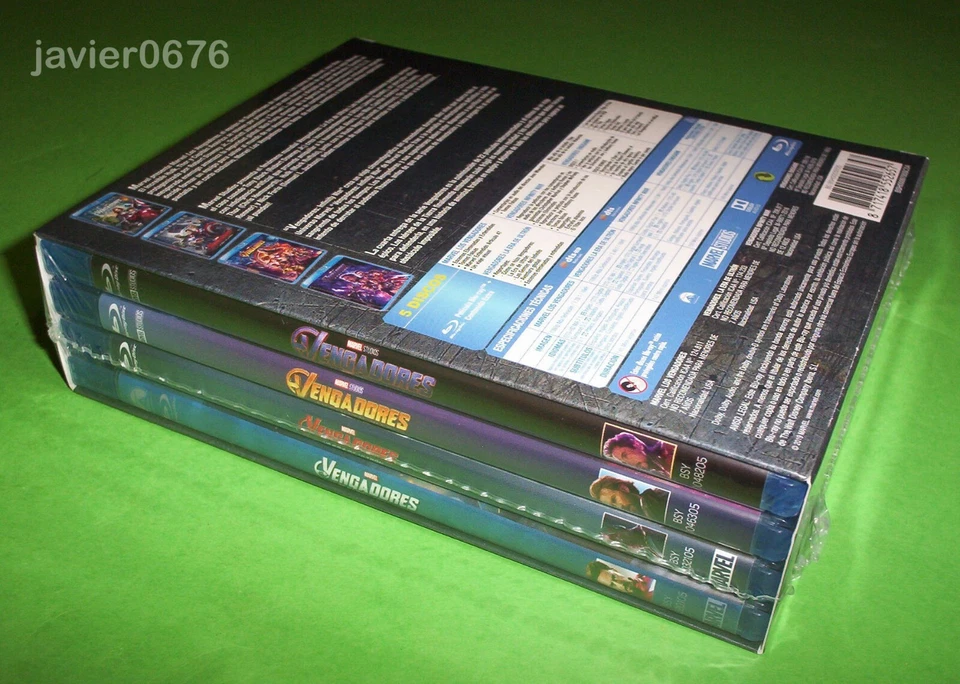 VENGADORES REUNIDOS COLECCION COMPLETA EN BLU-RAY PACK NUEVO PRECINTADO MARVEL - Imagen 4 de 4