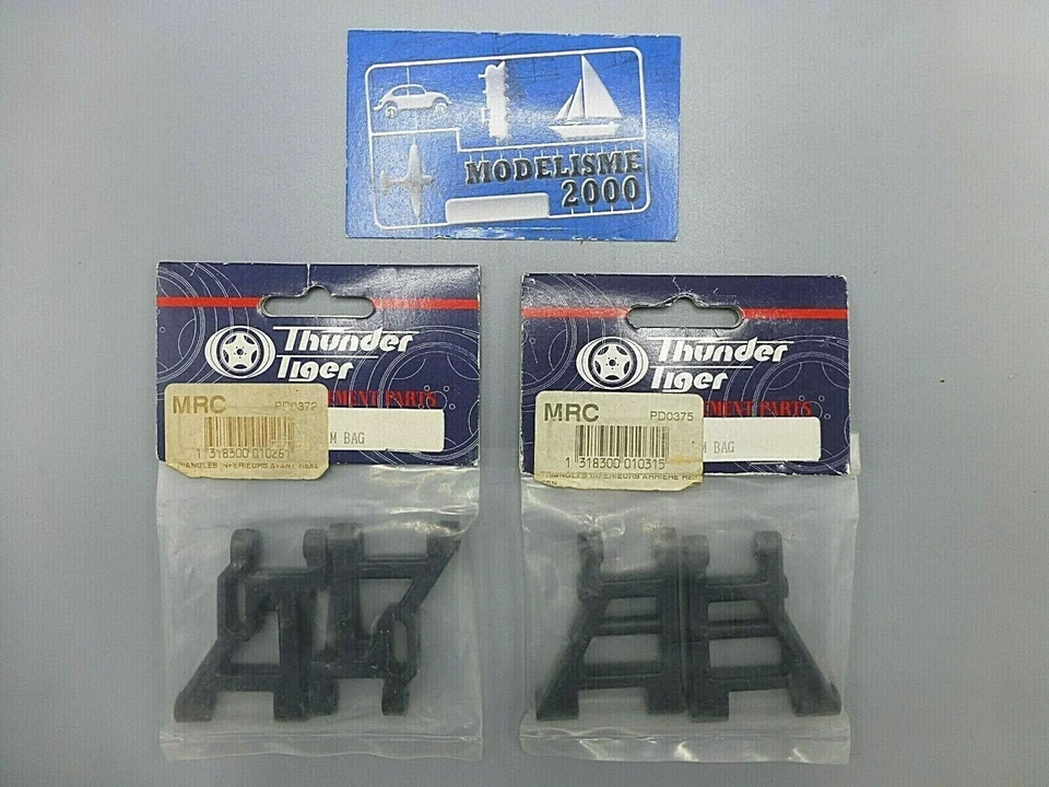 THUNDER TIGER LOT TRIANGLES POUR VOITURE RC REAL TEN NEUF - Photo 1/1