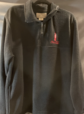 Colorado Timberline Fleece Pullover, Coca Cola embroidery on Chest 