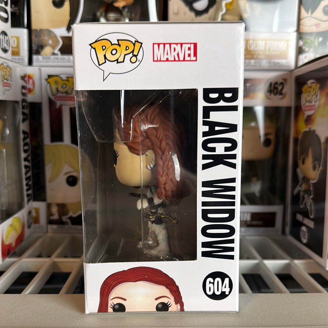 MARVEL - Funko Pop! ブラックウィドウ　ブラックウィドウ　ホワイトスーツ Funko POP! Marvel Black Widow White Suit Figure #604! | eBay