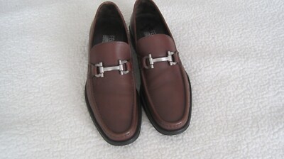 SALVATORE FERRAGAMO Tebaldo Brown Calf Leather Mens Loafers  display picture 3