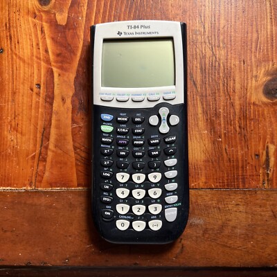 s-l400.jpg Texas Instruments TI-84 Plus Black Graphing Calculator No Cover *Tested & Works* main image 0