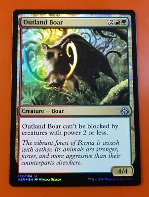 1x Outland Boar | FOIL | Aether Revolt | MTG Magic Cards