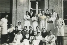 #45156 Greece [most likely Athens] 1942. Doctors & nurses in a sanatorium. Photo