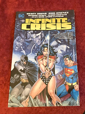 Free P & P; Infinite Crisis Graphic Novel, 2006: Geoff Johns, Phil Jimenez