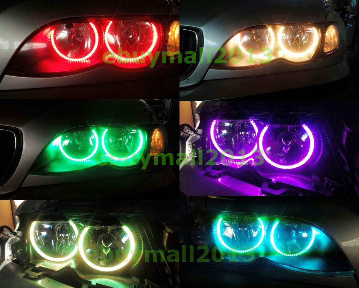 BT Clear RGB Halo Ring for Kawasaki Ninja ZX14 2006-2011 Angel Eye