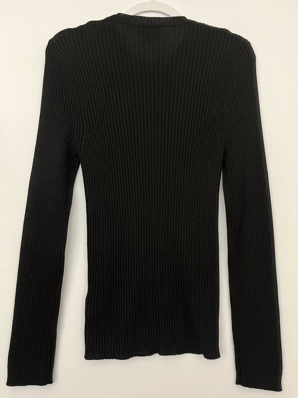 Hugo Boss Men's Black Long Sleeve Crew 