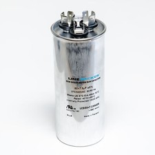Supco Capacitor Round Dual Run 50  7.5 uf mfd 370/440 Volts for HVAC Motors