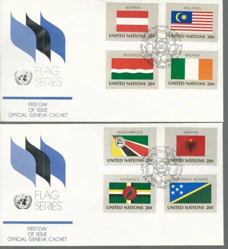 First Day of Issue United Nations Stamps