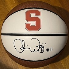 Candice Wiggins Signed Autographed Minnesota Lynx Logo Basketball Stanford JSA