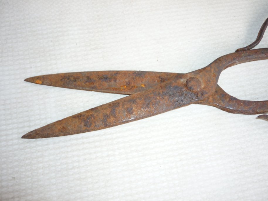 Antique Ottoman Handforged Iron Sewing  Scissors 18 Century 