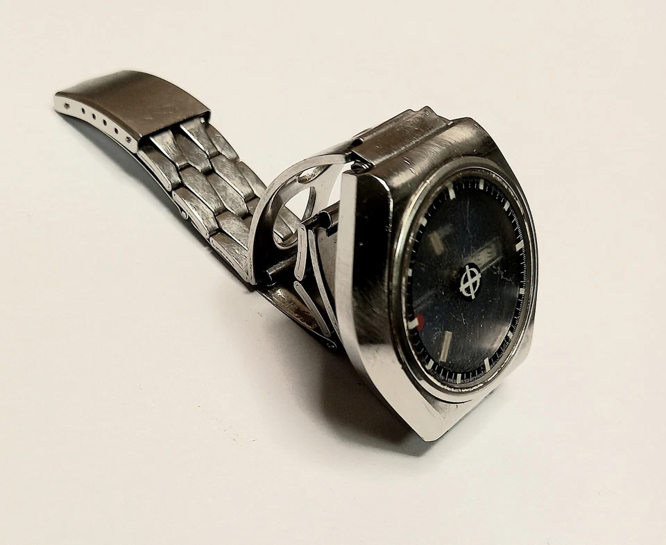 Zodiac Astrographic SST Automatic 1970s Vintage Watch – Floating Hands Mystery D Foto 2 de 4