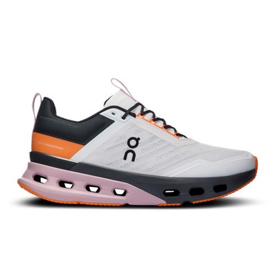 Women's On Cloudnova X, Frost/Orange, 7.5 B Medium US