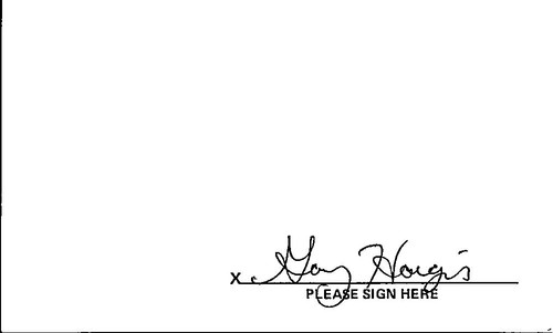 1970's -Gary Hargis- Signed/Autograph/Auto Index Card Pittsburgh Pirates MLB