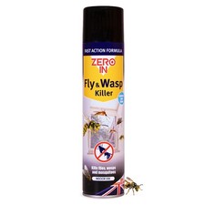 Zero in Fly and Wasp Killer 300 ml Aerosol Controls Flying Insects and Bugs in