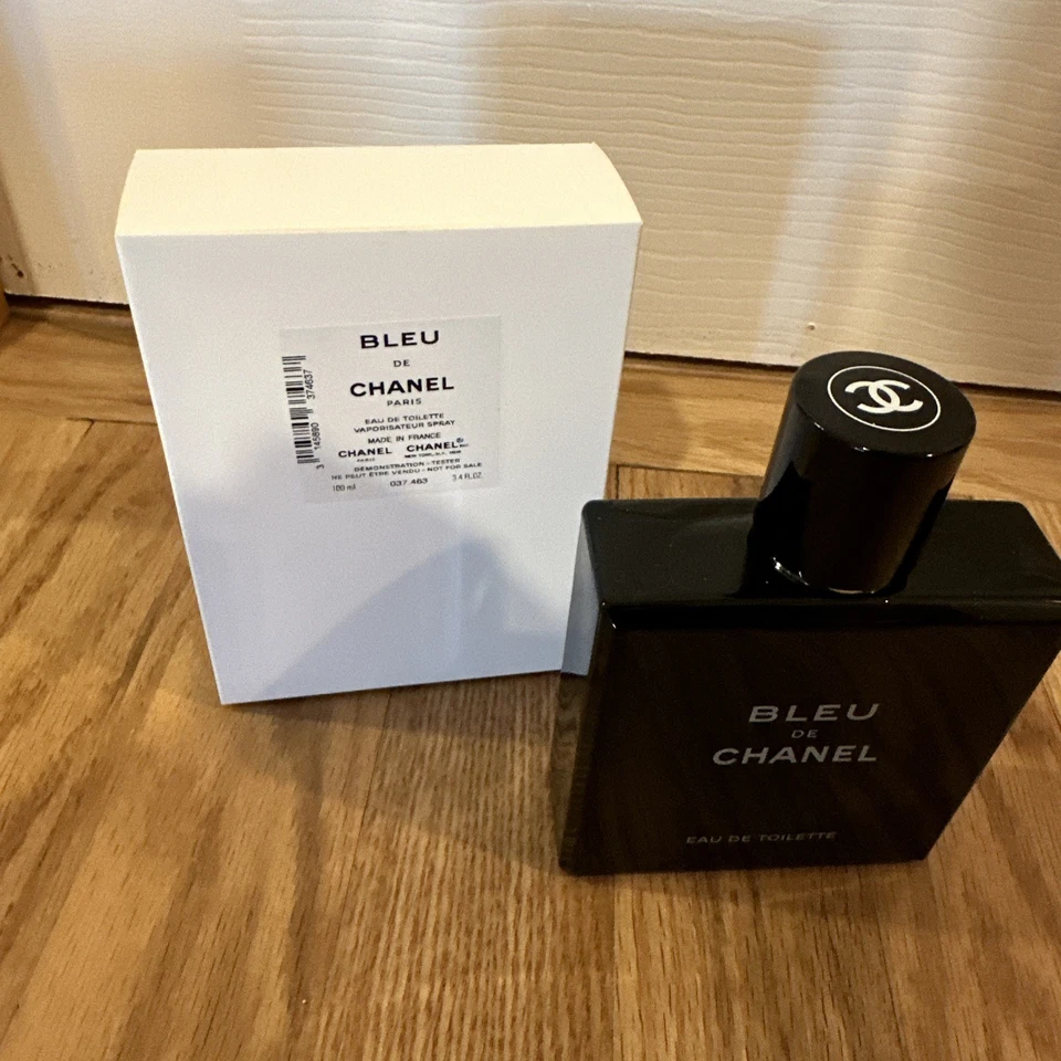 A Rare Difícil de Encontrar Blue De Chanel Eau De Toilette 100 ml Fragancia para Hombres Foto 3 de 4