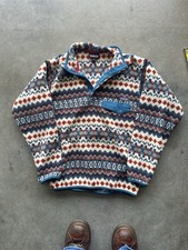 Patagonia Synchilla Snap-T Fleece Pullover SMALL Western Aztec Cliff Underwater