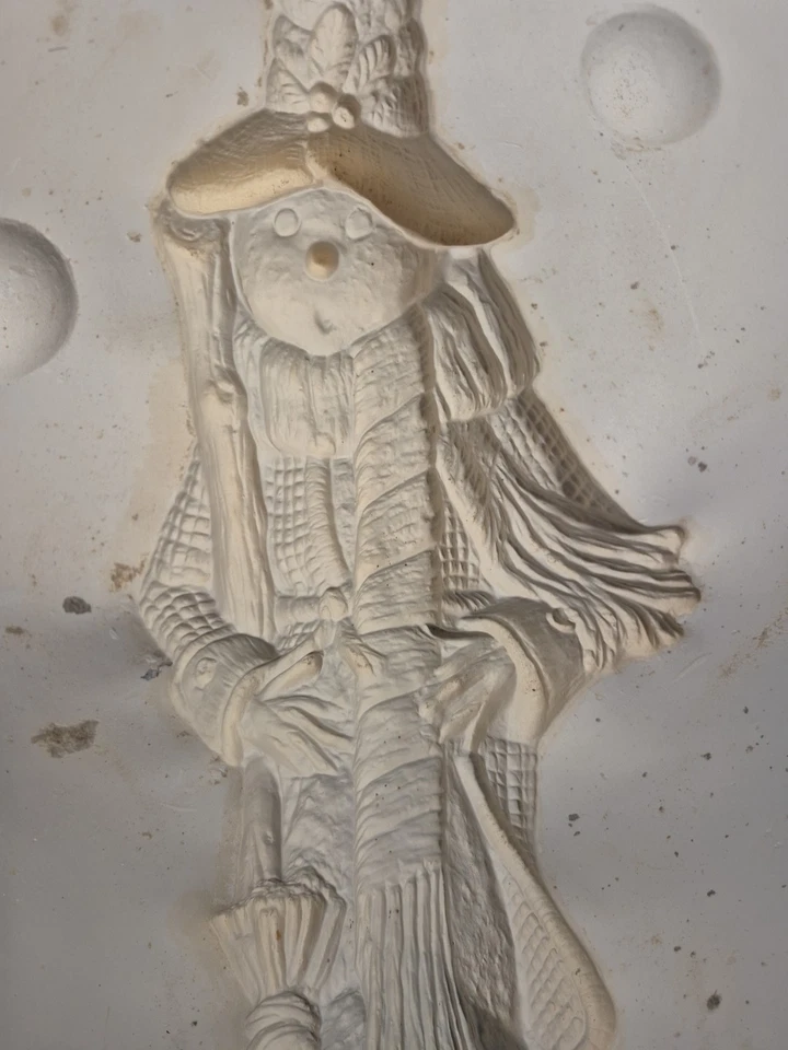 Kimple 2697 Ceramic Slip Mold Large Oak Knob Snowman Winter Christmas 14 Inch - Image 3 of 4