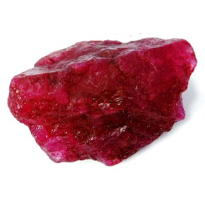 43 Ct Natural CERTIFIED RUBY Huge Rough Earth Mined Red Loose Gemstone