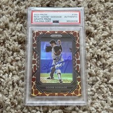 Goose Gossage 2023 Prizm Giraffe SSP #199 Autographed Card PSA Slabbed HOF 