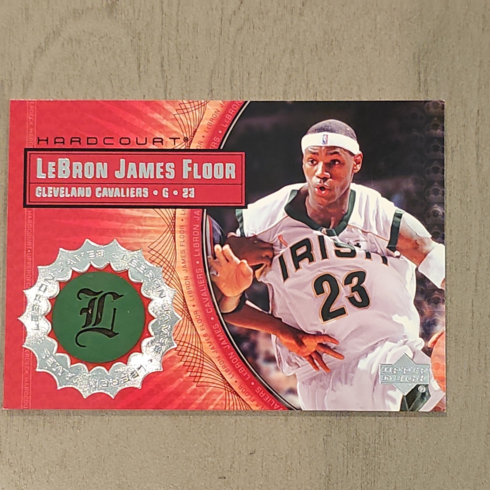 2003-04 Upper Deck Hardcourt - Hardcourt Floor LeBron James #LB1 #LJ-F (MEM, RC)